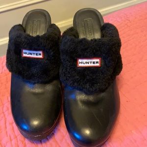 Hunter platform mules. New with dust bag